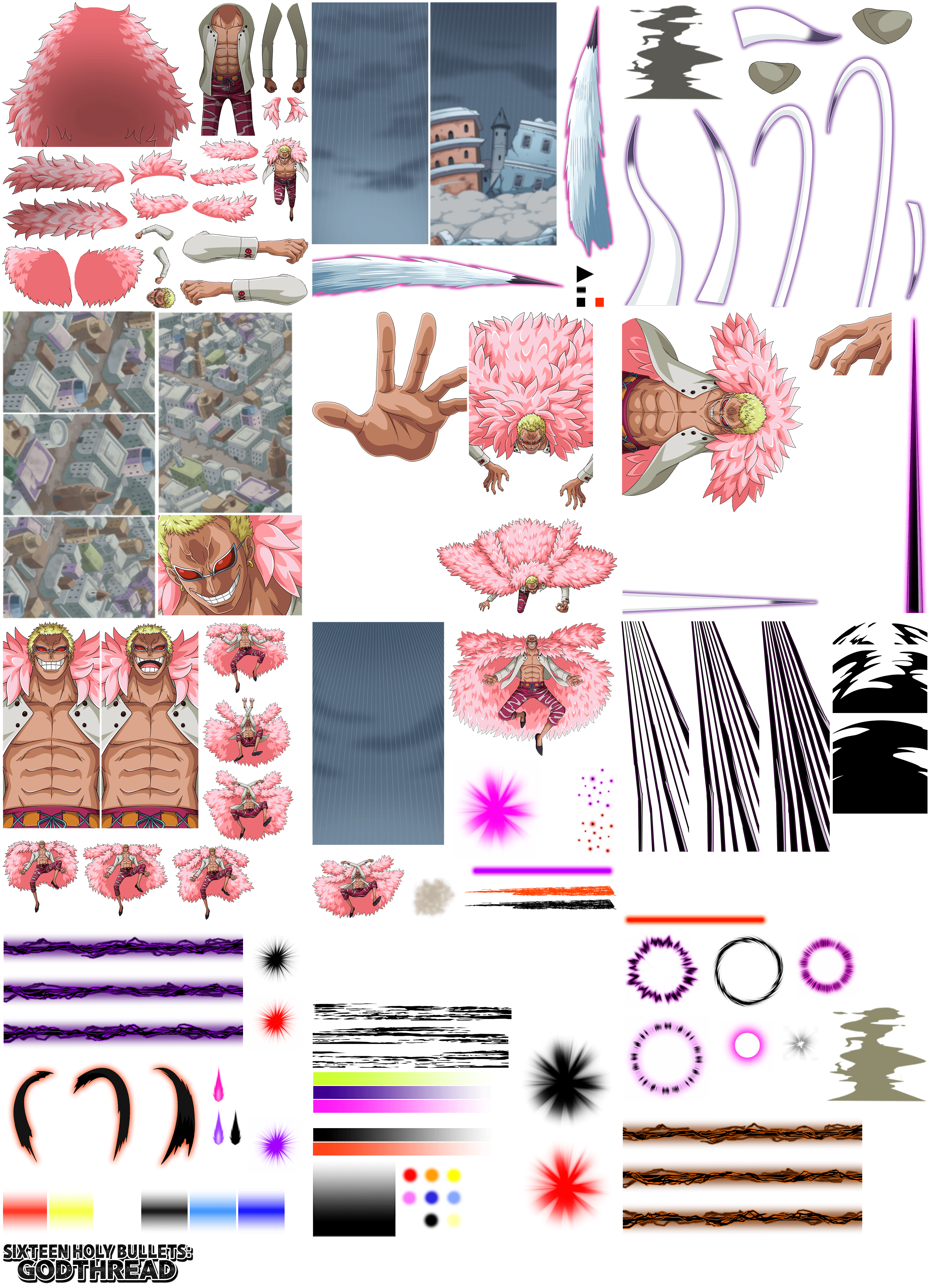 One Piece: Treasure Cruise - #4344 - Donquixote Doflamingo - Bullets from the Heavens