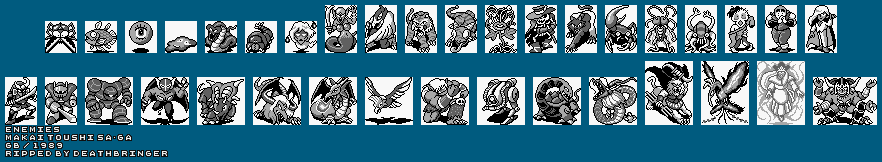 Final Fantasy Legend / Makai Toushi SaGa - Enemies