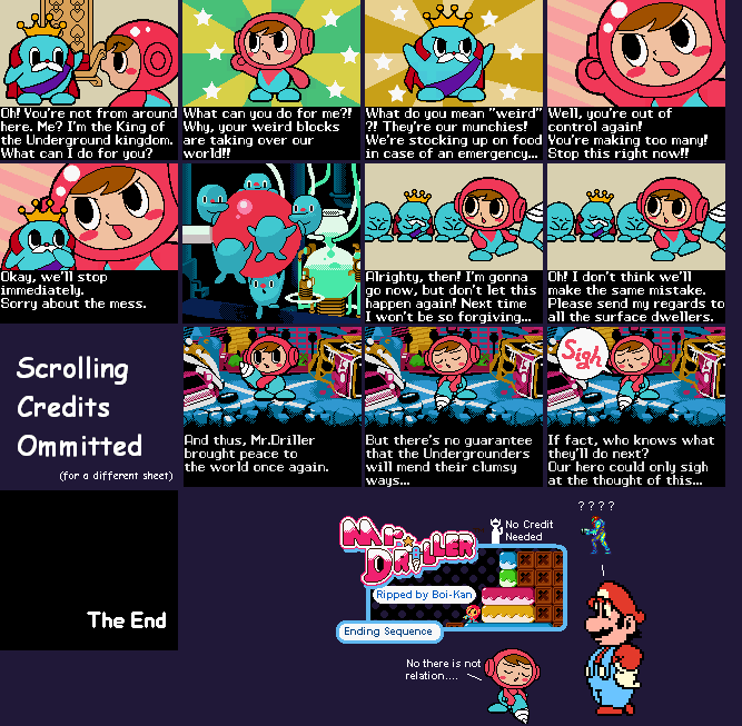 Mr. Driller - Ending