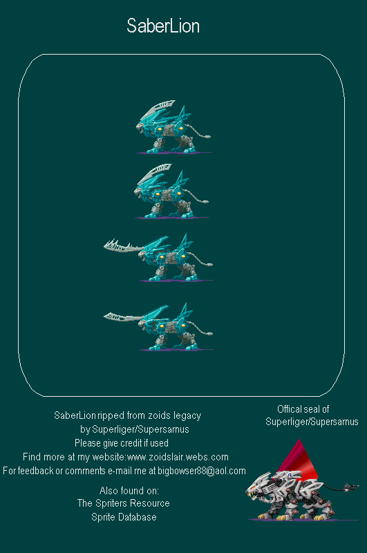 Zoids: Legacy - SaberLion