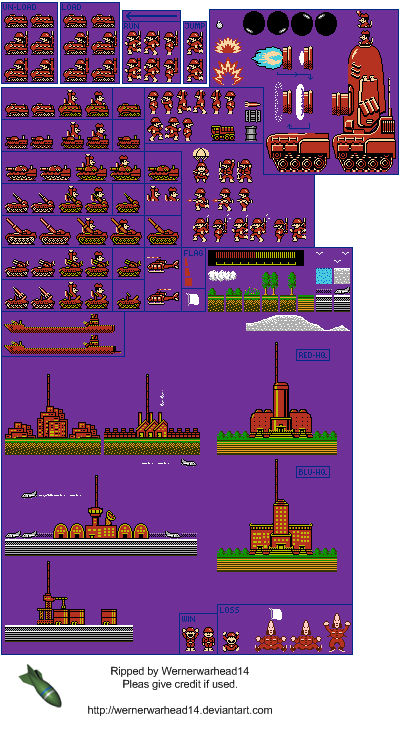 Famicom Wars (JPN) - Red Star Cut Scenes