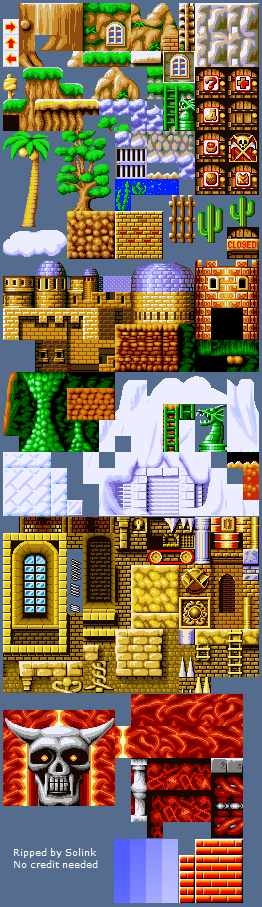 Adventure Island - Tiles