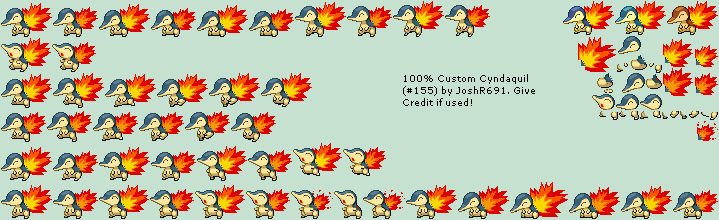 Pokémon Generation 2 Customs - #155 Cyndaquil