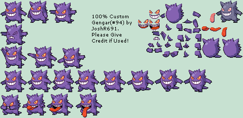 Pokémon Generation 1 Customs - #094 Gengar