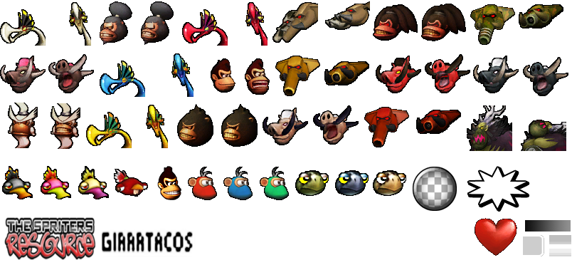 Donkey Kong Jungle Beat - Icons