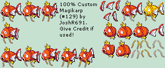 Pokémon Generation 1 Customs - #129 Magikarp