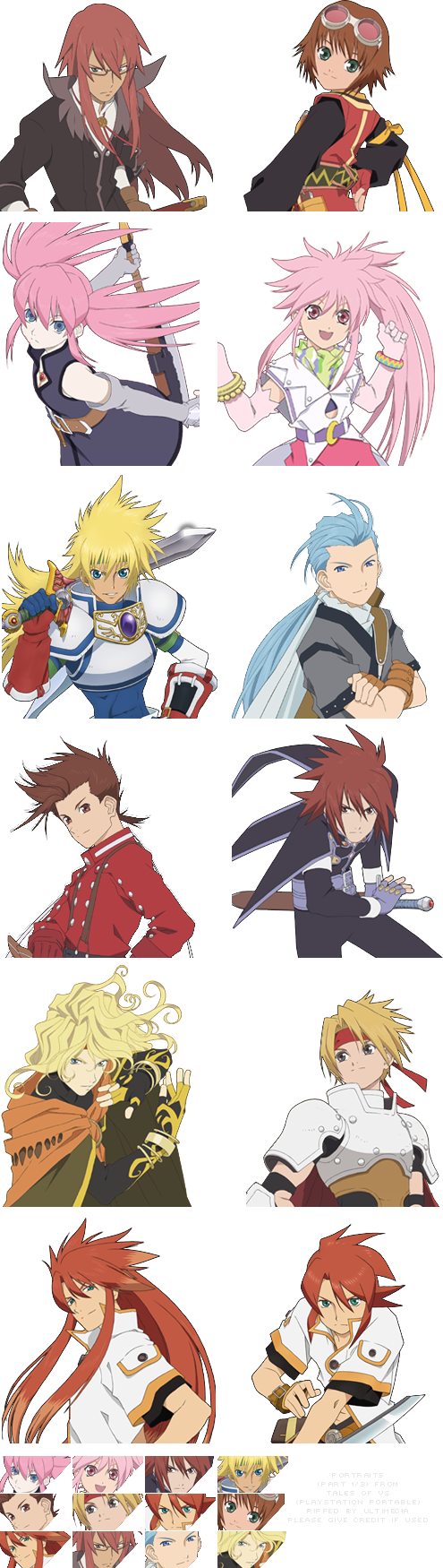 Tales of VS - Portraits 1