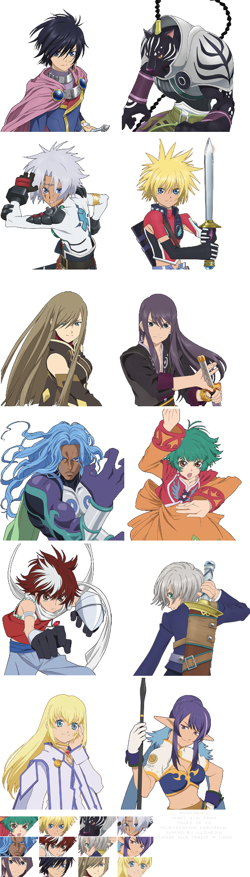 Tales of VS - Portraits 2