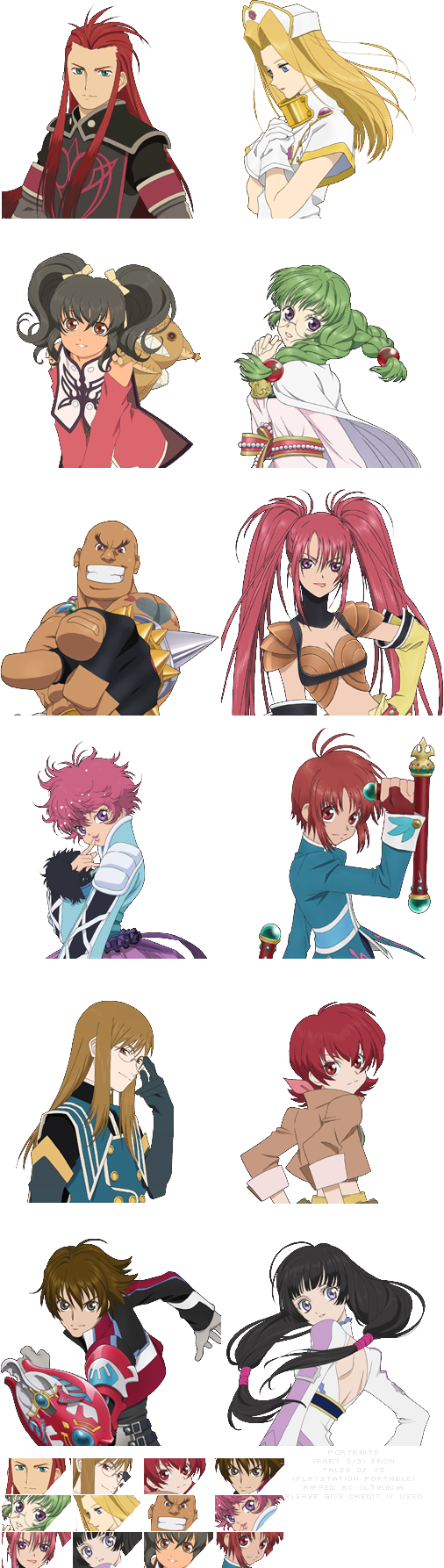 Tales of VS - Portraits 3