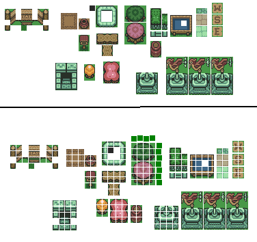 The Legend of Zelda: A Link to the Past - Kakariko Village Tiles