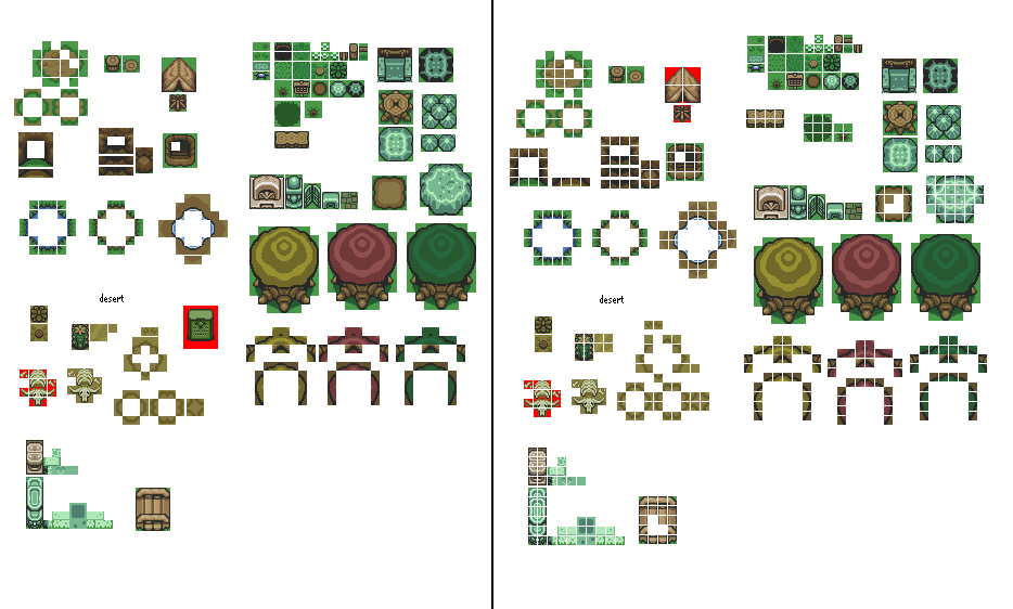 The Legend of Zelda: A Link to the Past - Overworld Tiles