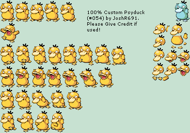Pokémon Generation 1 Customs - #054 Psyduck