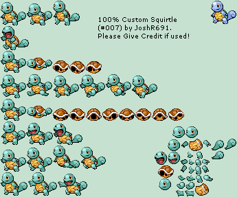 Pokémon Generation 1 Customs - #007 Squirtle