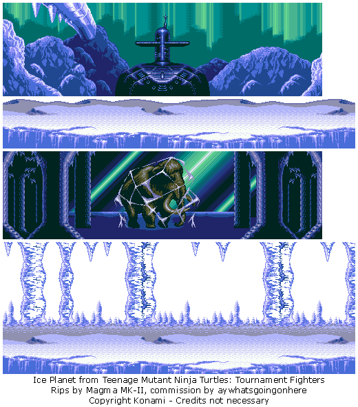 Teenage Mutant Ninja Turtles: Tournament Fighters - Ice Planet