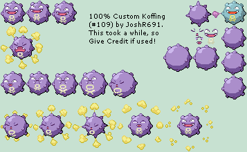 Pokémon Generation 1 Customs - #109 Koffing