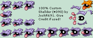 Pokémon Generation 1 Customs - #090 Shellder