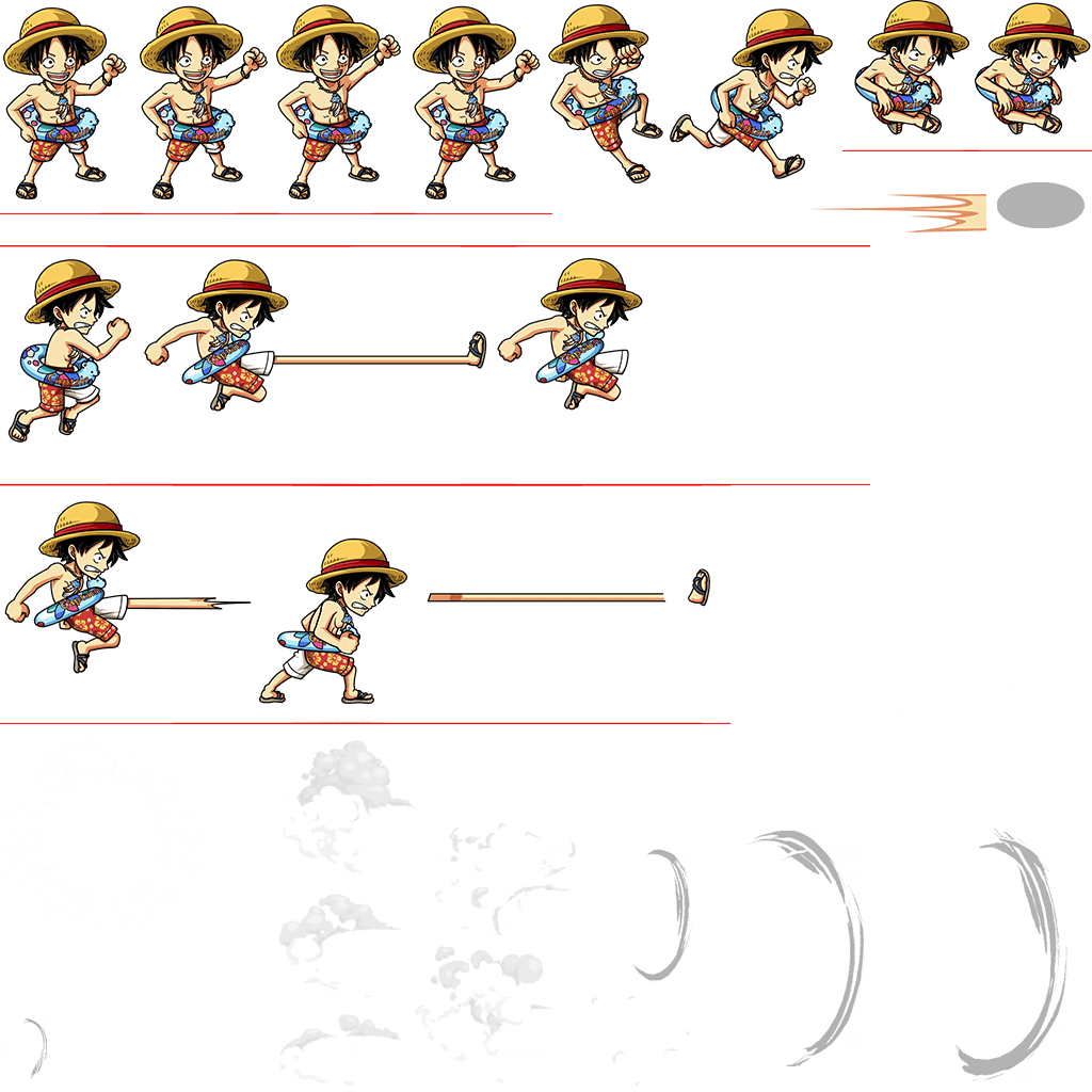 #0659 - Monkey D. Luffy - Swim Ring
