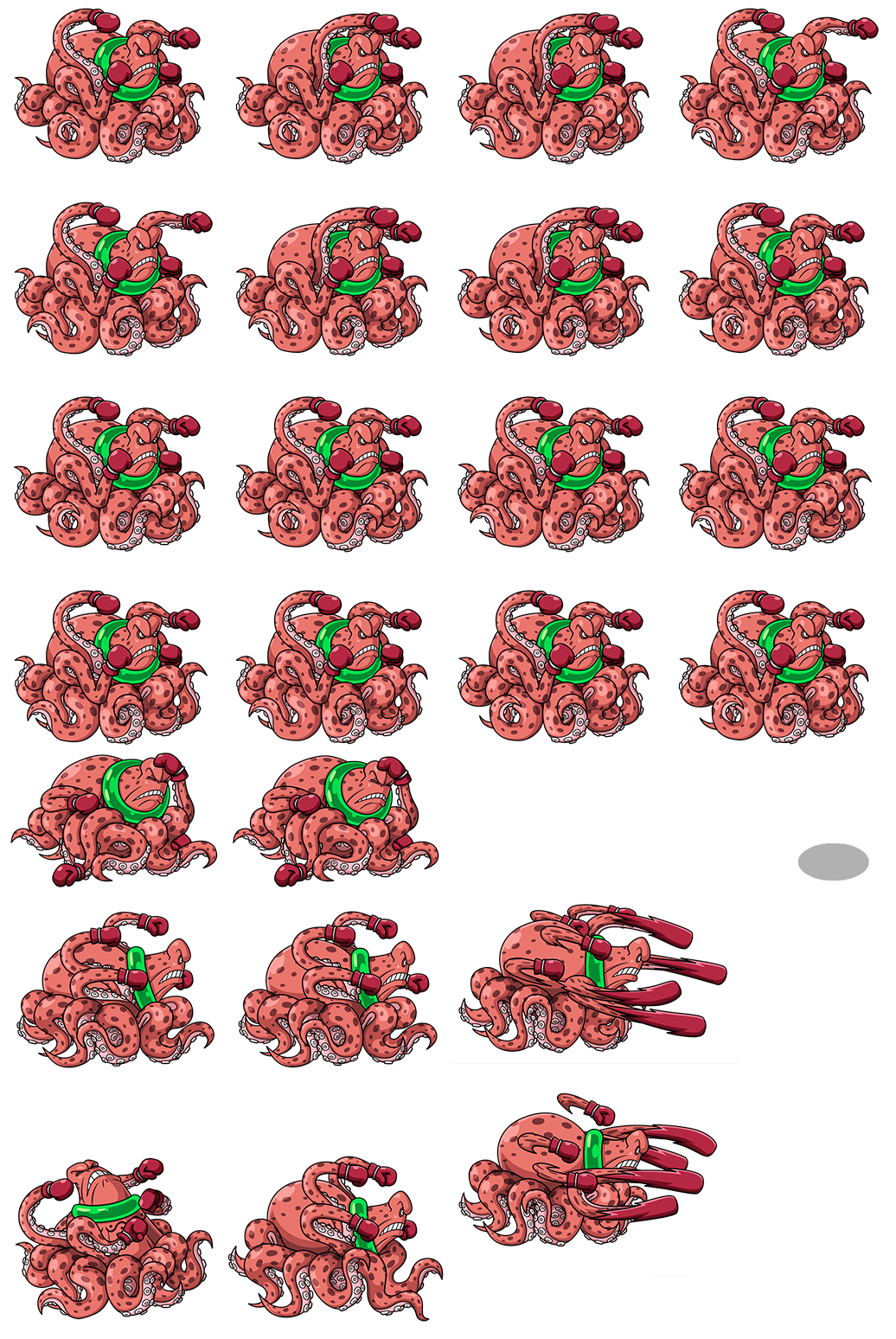 #0800 - Octopus Boxer - Sea Animal Pirates