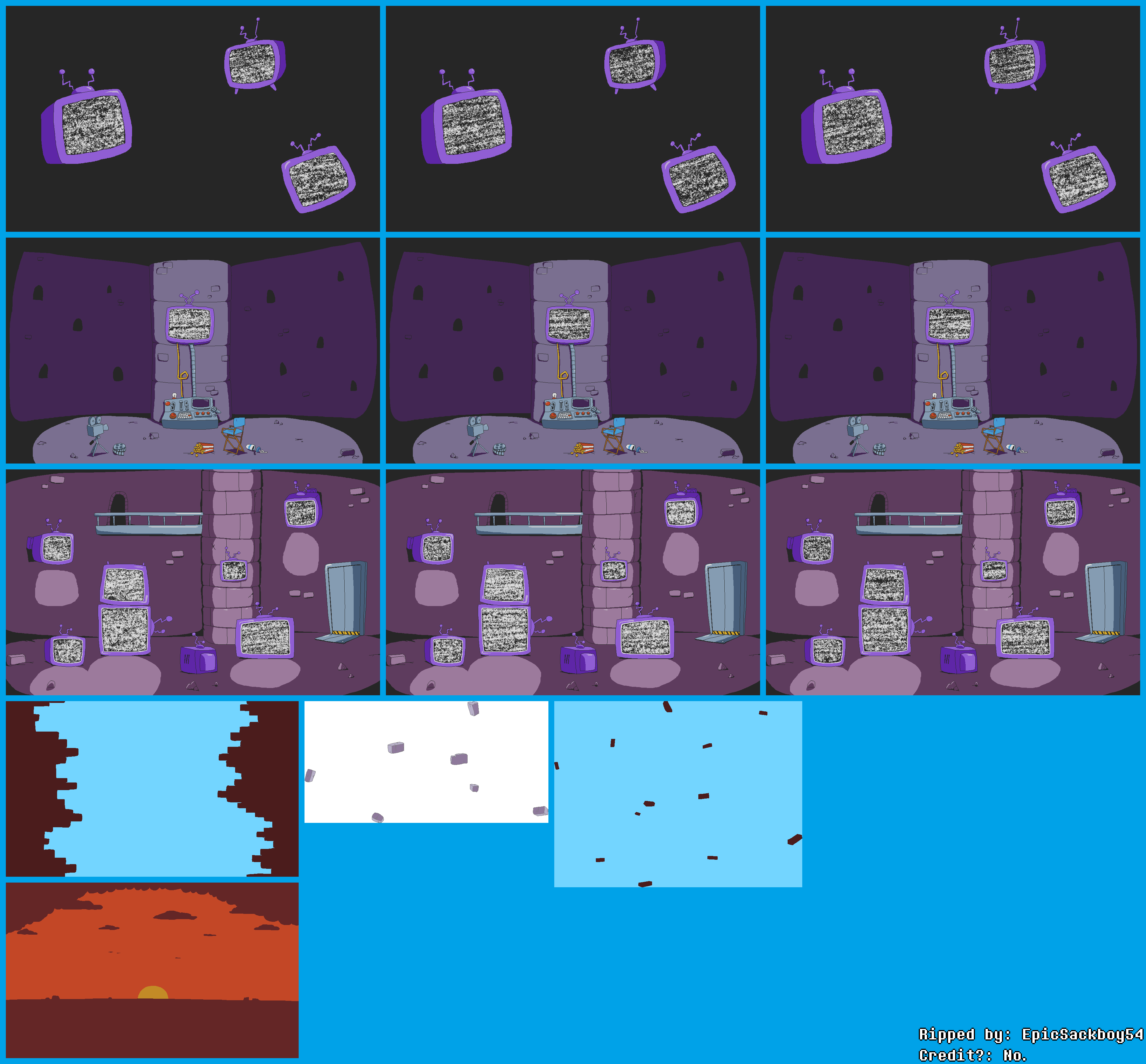 The Crumbling Tower of Pizza Backgrounds