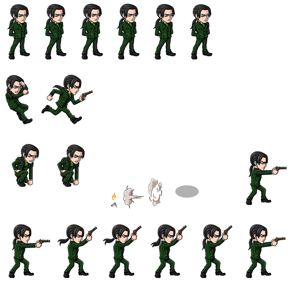 #0959 - Technical Gunman - Green Bodyguard