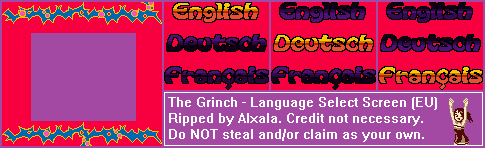 Language Select Screen (EU)