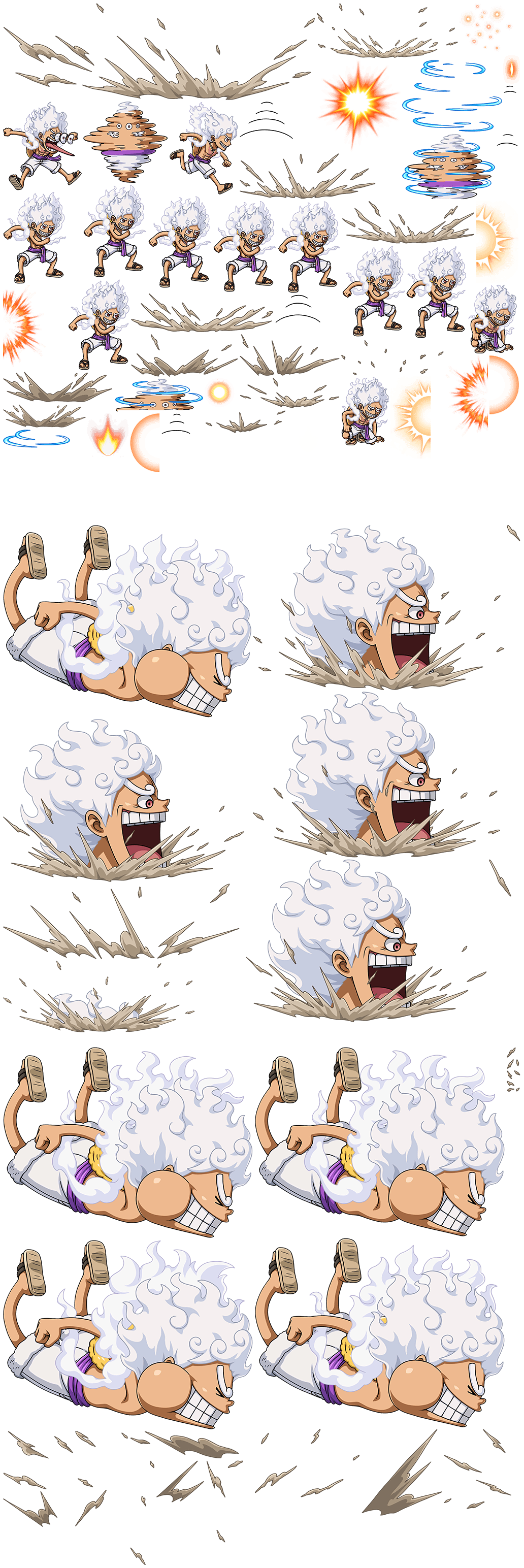 One Piece: Treasure Cruise - #4131 - Monkey D. Luffy - Warrior in White Going Wild