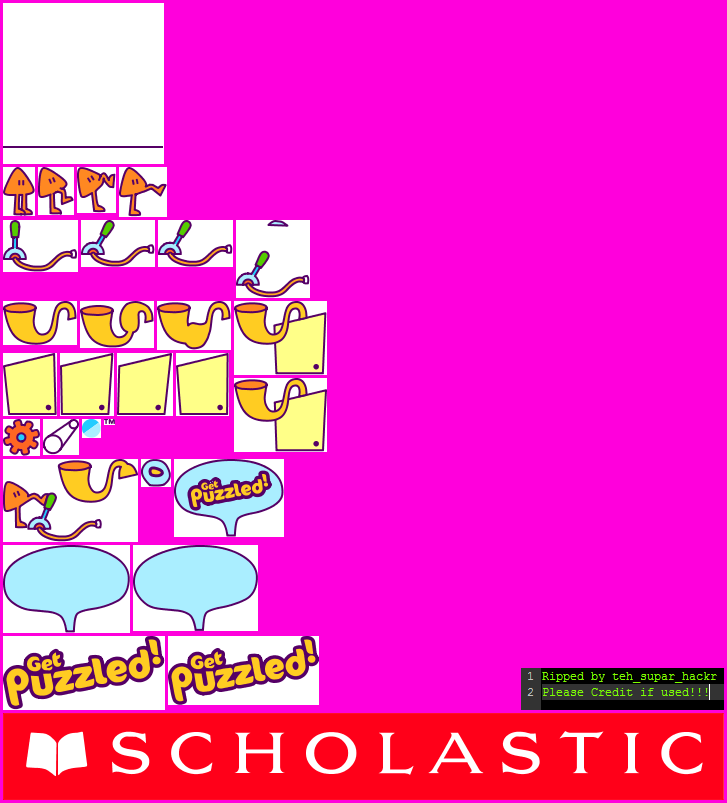 Get Puzzled! - Title Screen (Parts)