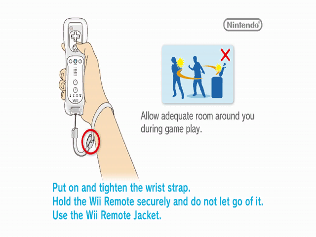 Wii Warning Screen