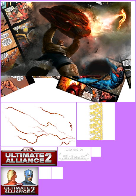 Marvel: Ultimate Alliance 2 - Wii Menu Banner & Icon
