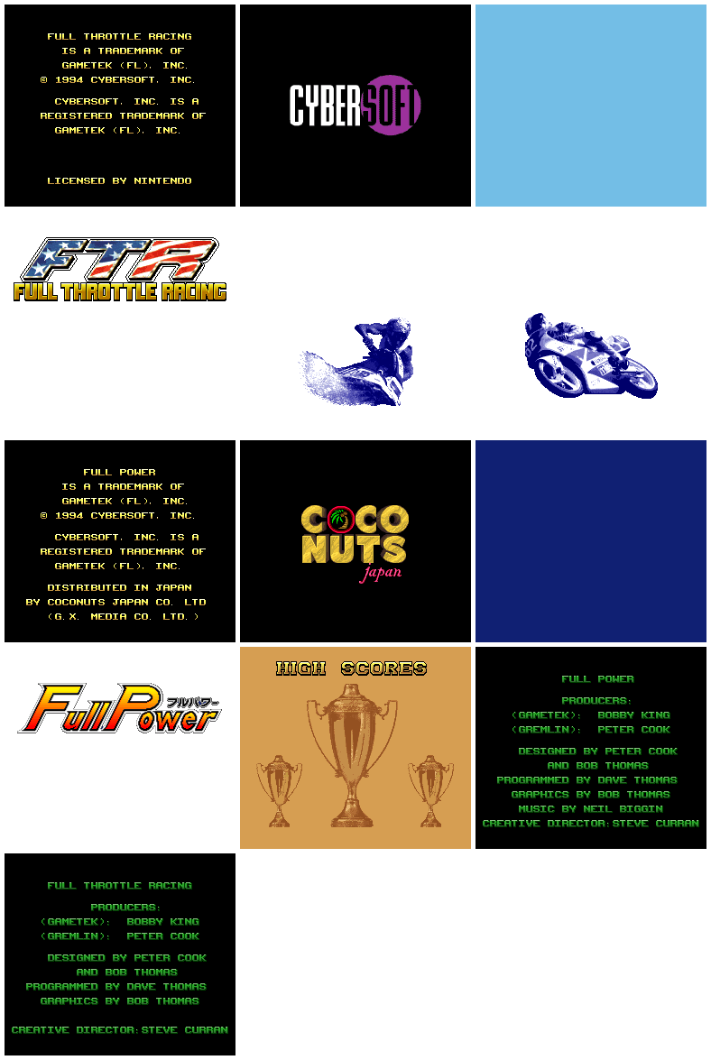 Opening Demo & Title Screen