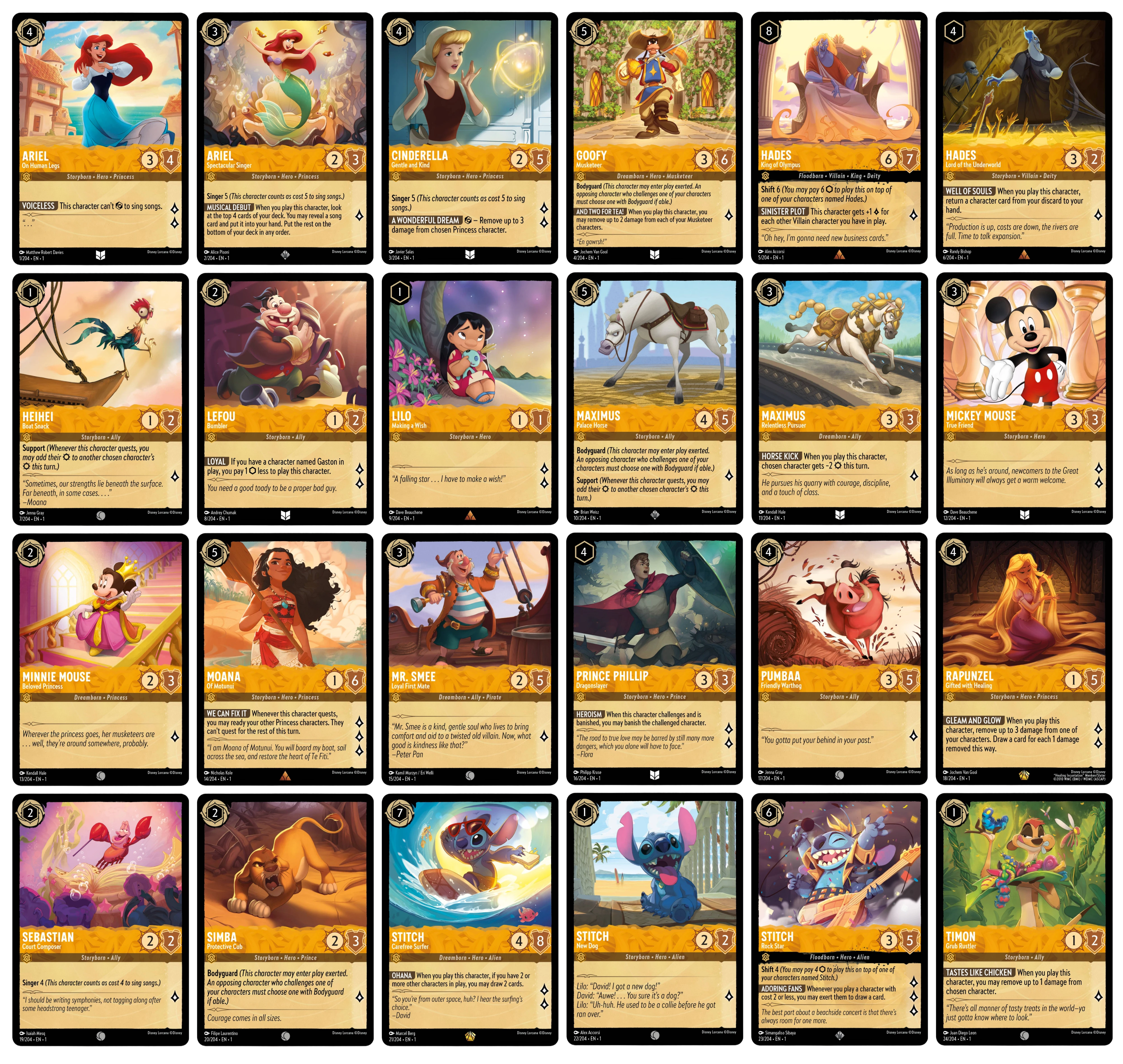 The First Chapter - Amber Characters