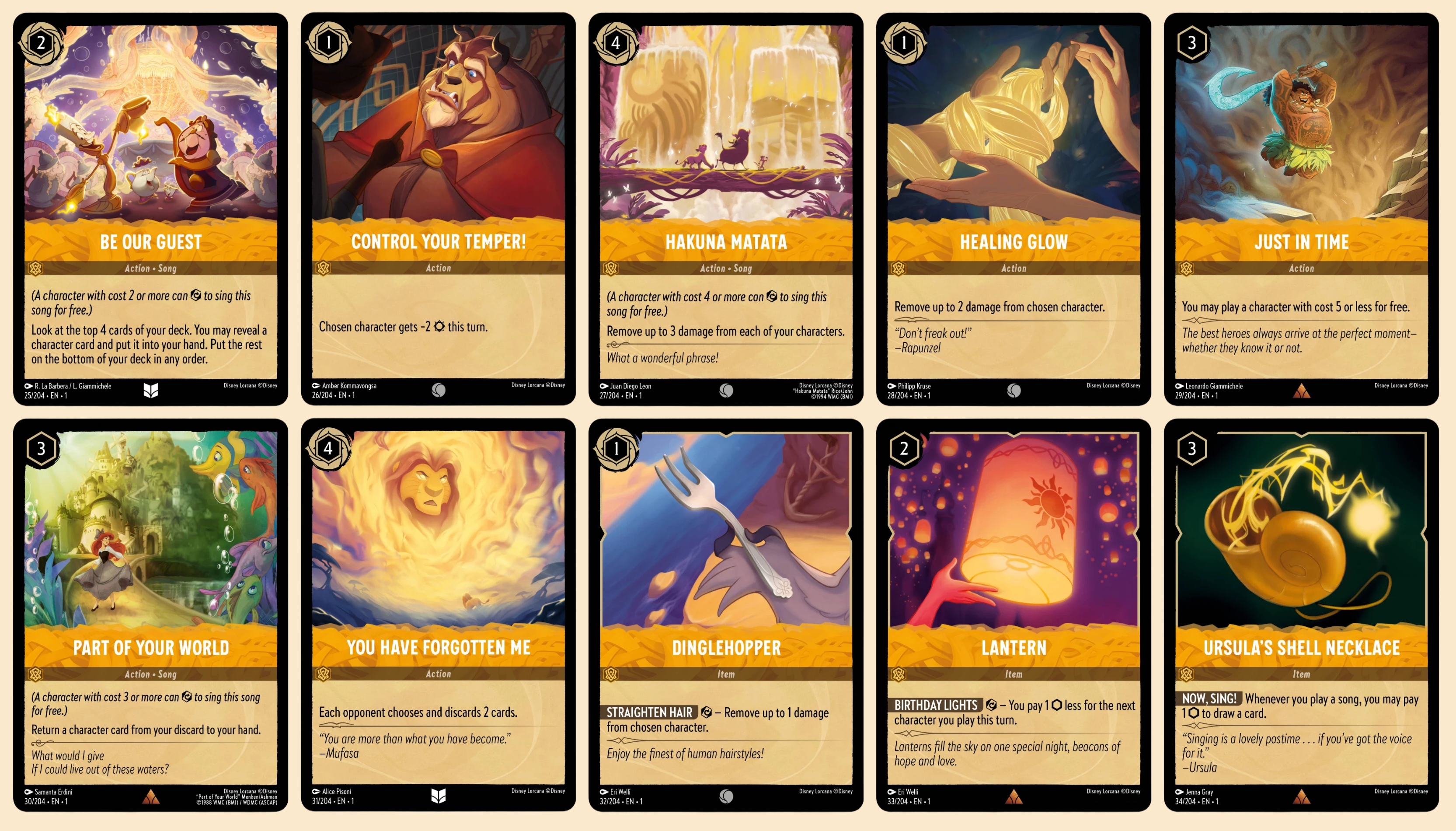 The First Chapter - Amber Actions/Items