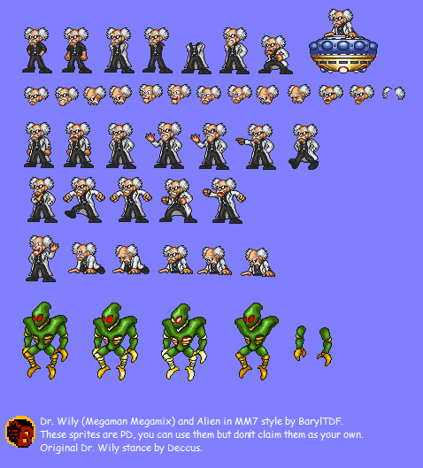 Dr. Wily (Megamix Design, MM7-Style)