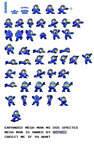 Mega Man Customs - Mega Man (MS-DOS, Expanded)