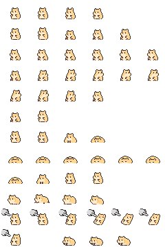 Tiny Pasture - Hamster (Yellow)