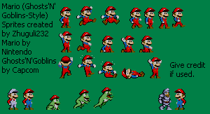 Mario (Ghosts 'n Goblins-Style)