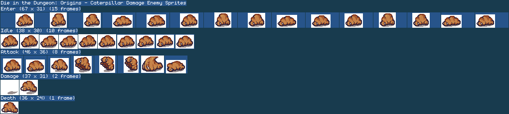 Caterpillar Damage Enemy