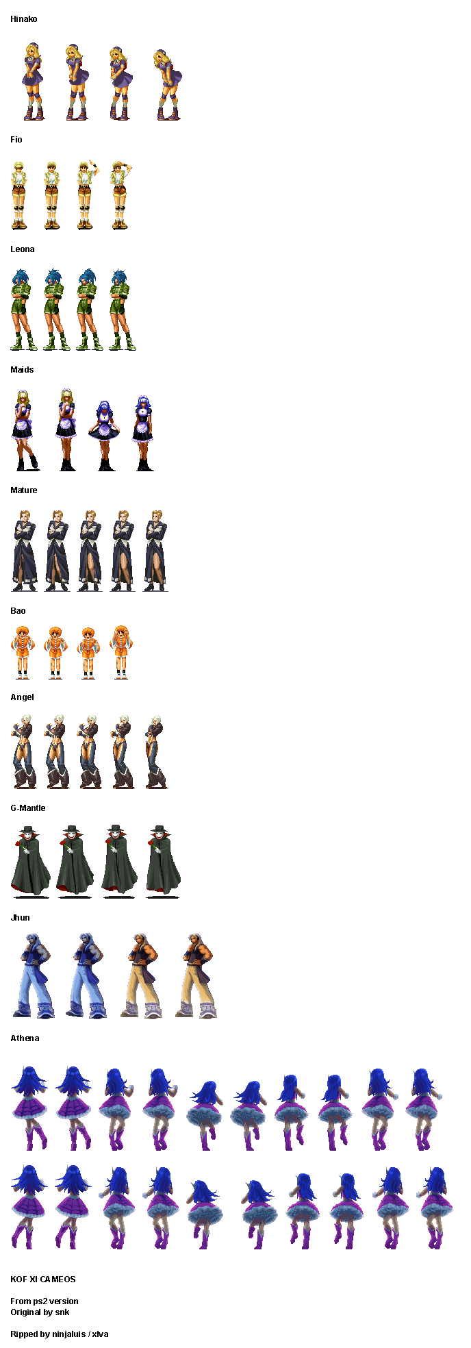 KOF XI Cameos