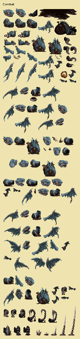 Dragon Zombie Blue