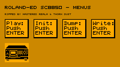Menus