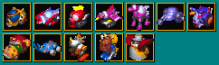Playable Mecha Icons