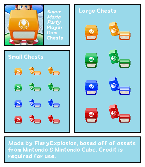 Player Item Chests (Super Mario Party)