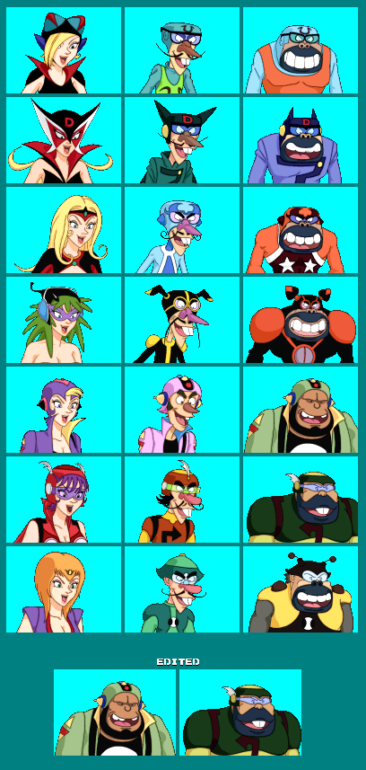 Large Character Portraits
