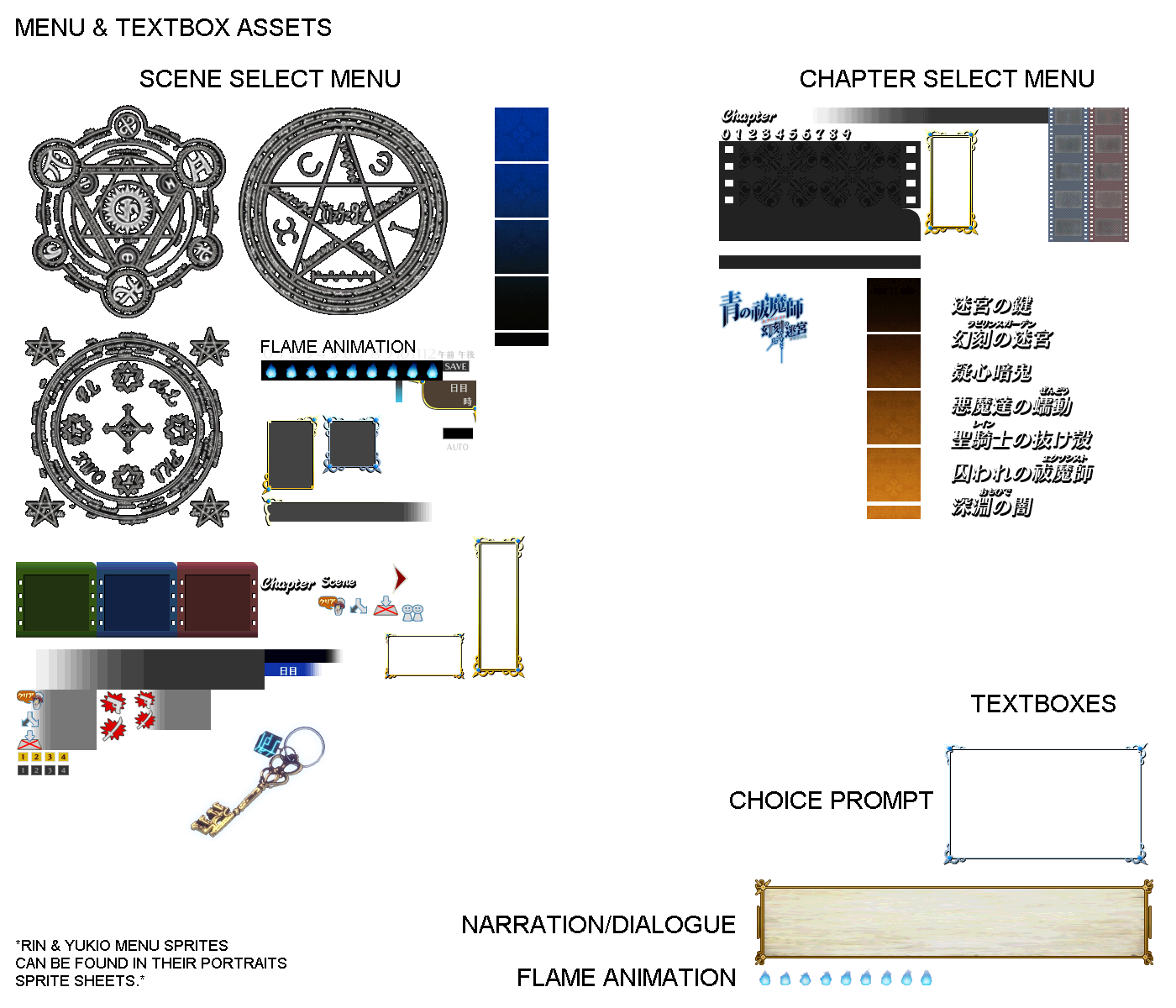 Menus & Textboxes