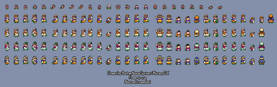 Wario (SMB1 SNES-Style)