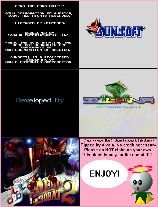 Start Screens & Title Screen