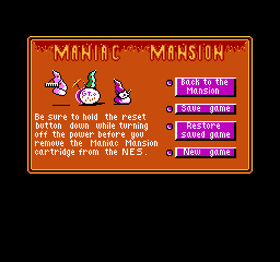 Pause Menu