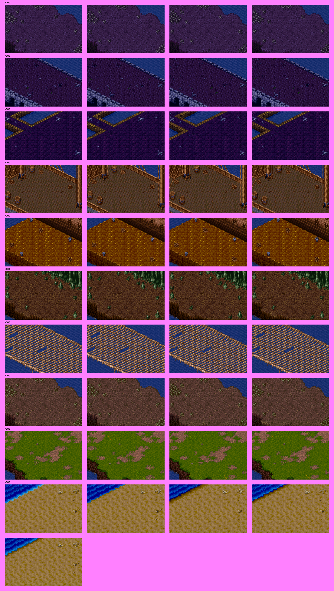 Battle Backgrounds (Animated Water)