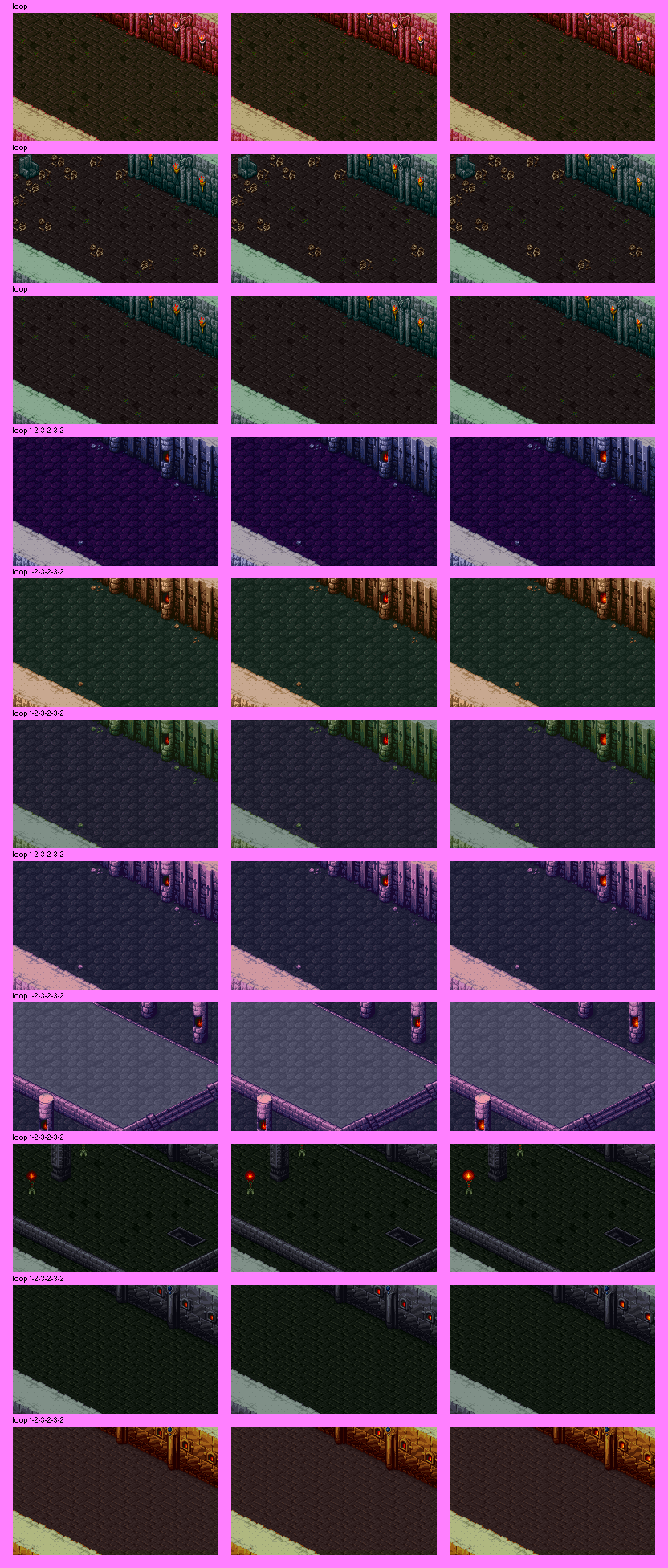 Battle Backgrounds (Animated Torches)