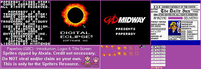 Introduction, Logos & Title Screen